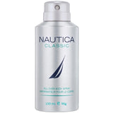 Nautica Voyage Sport 3.4 oz EDT for men + Classic Body Spray 5.0 oz for men ** 2 Piece Set **